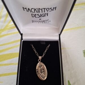 NIB, Mackintosh Design By Historic Originals, SS Necklace